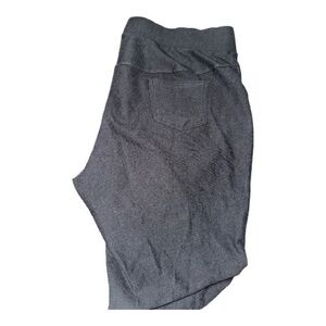 High-Waist Black Jeggings